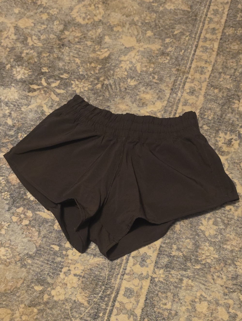 aerie Black Athletic Drawstring Waist Shorts
